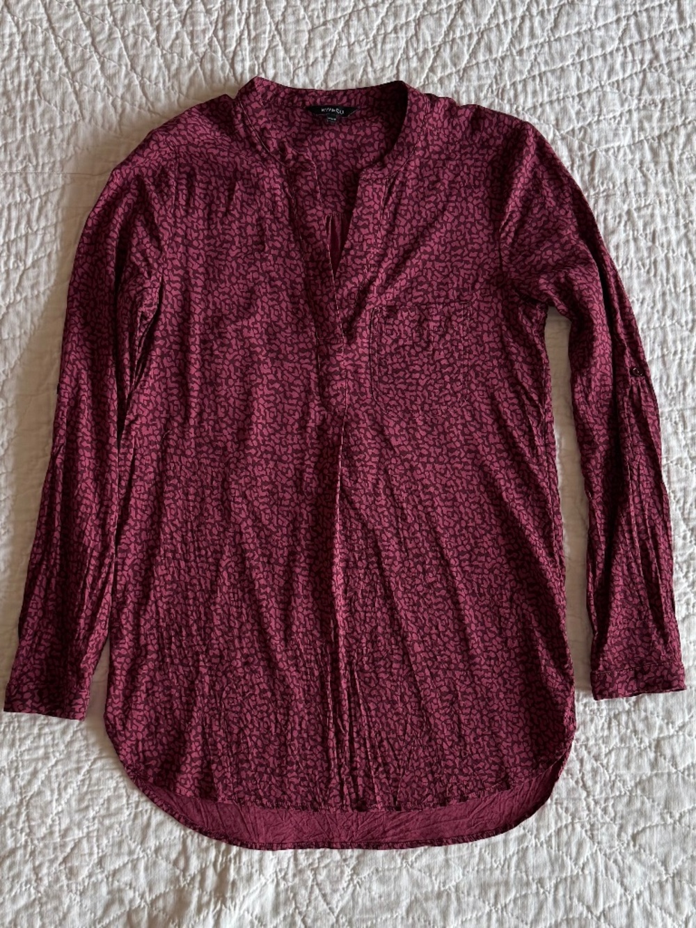 RW & Co. Women's Berry Tone Tunic
